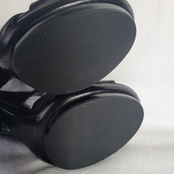 Coach Teagan Black leather sandals - Picture 12 of 15